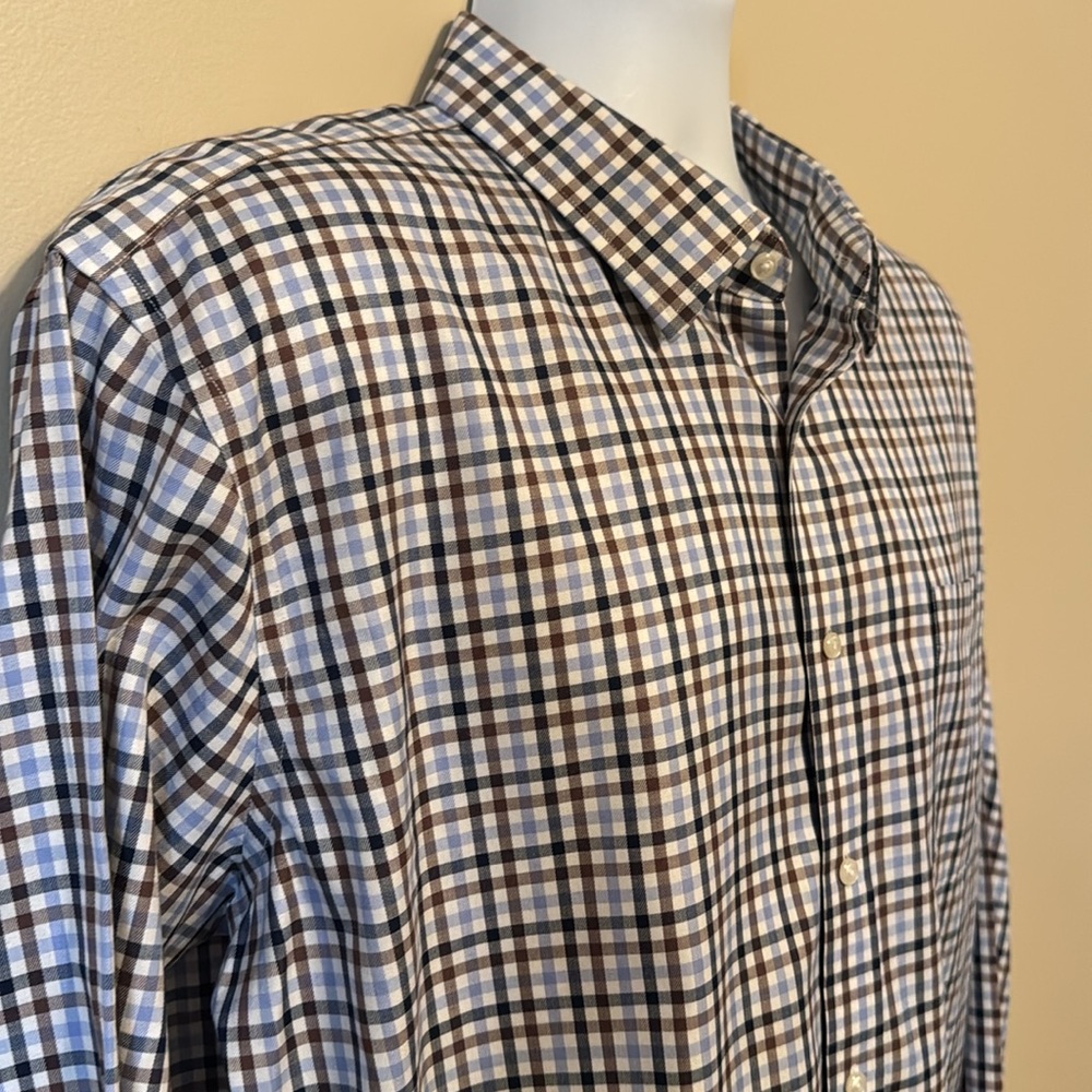 NORDSTROM Button Down Shirt. Size 17 1/2 34/35 - Picture 8 of 10